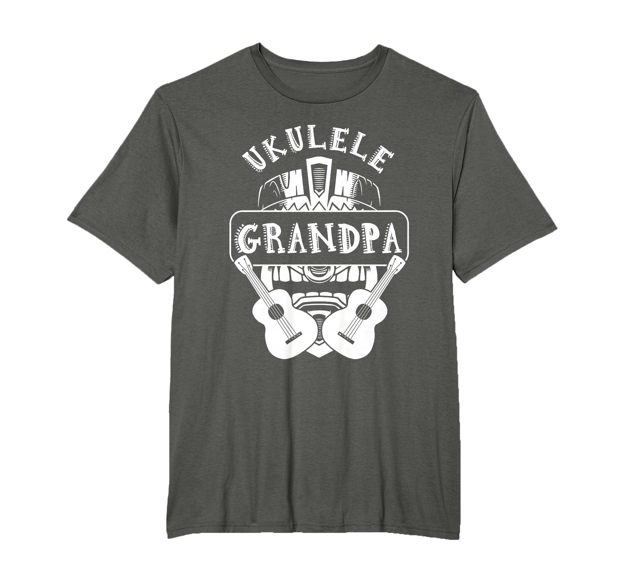 Ukulele Grandpa Guitar Acoustic Aloha Uke Musician Hawaiian T-Shirt