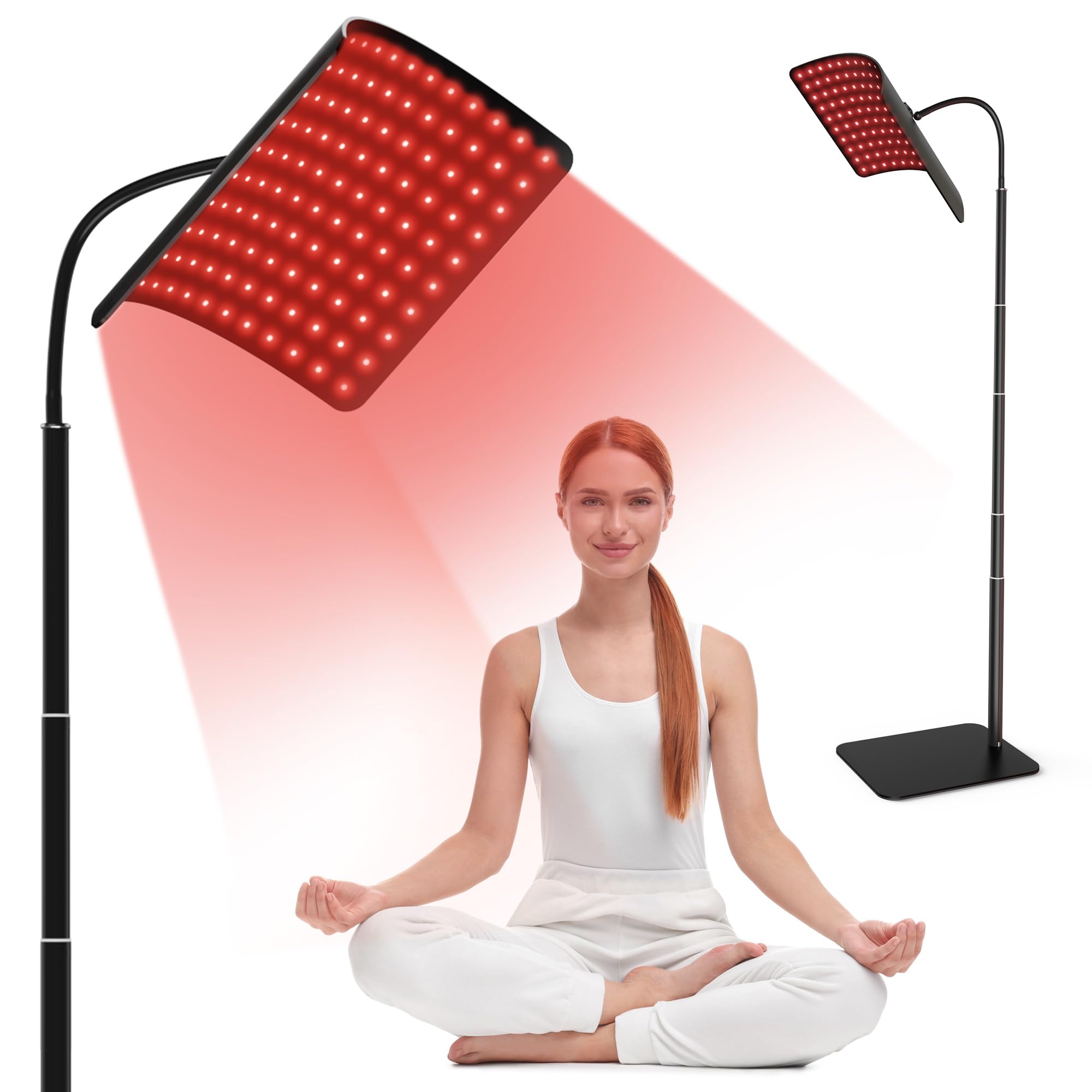 Photo 1 of Red Light Therapy for Body, Infrared Light Therapy Panel with Stand, Red Light Therapy Lamp, 660nm Deed Red Light and 850nm