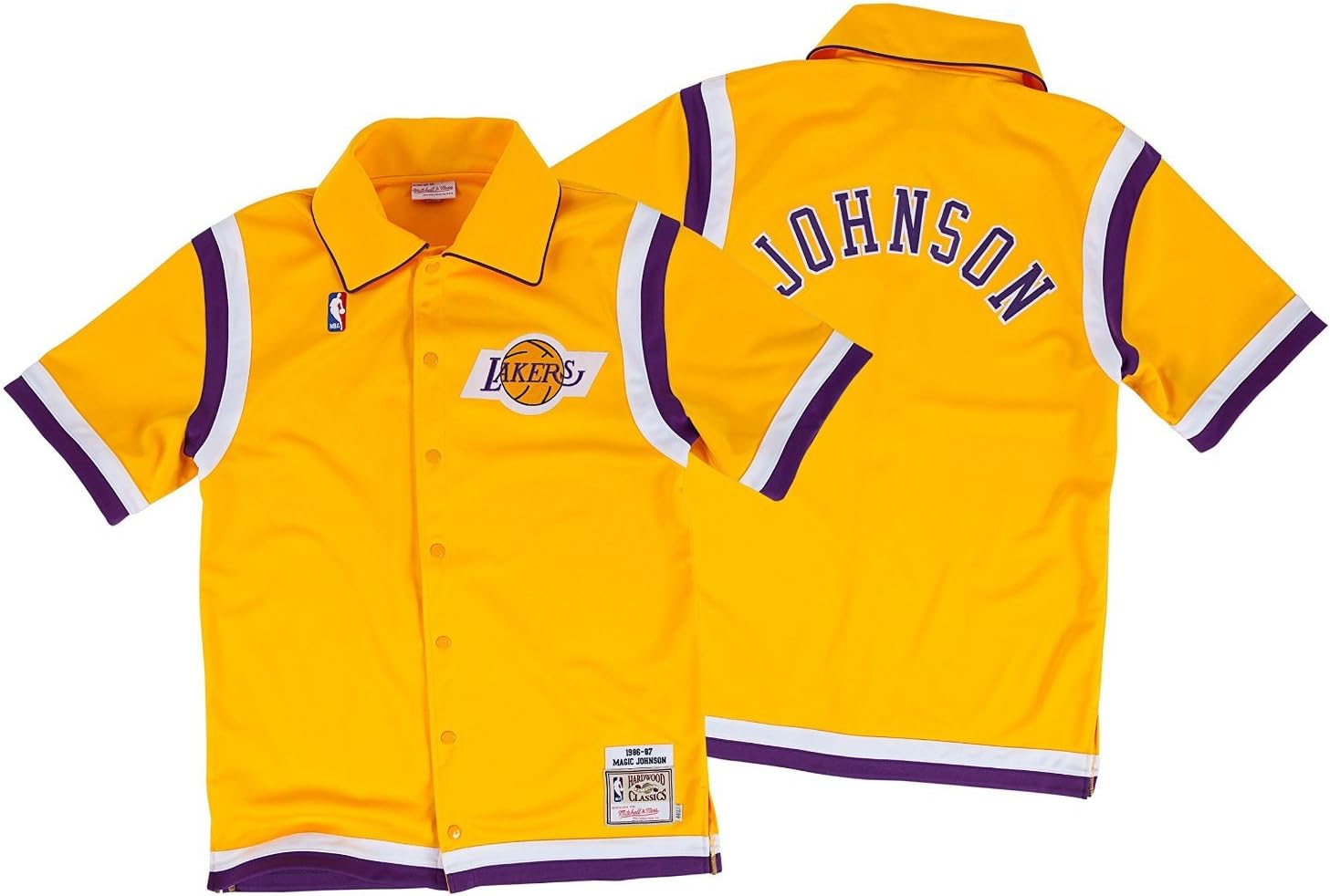 Magic Johnson Los Angeles Lakers Mitchell & Ness 8687 Authentic