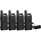 Retevis RT22 Two Way Radio Long Range Rechargeable,Portable 2 Way Radio,Handsfree Walkie Talkie for Adults Commercial Cruises