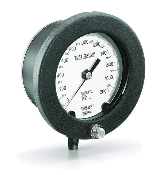 Ashcroft Type 1082 Solid Front Aluminum Case Test Gauge