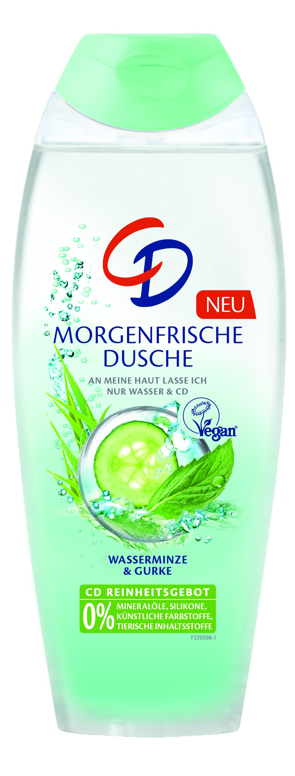 CD Shower morning freshness/vegan shower gel suitable for sensitive skin, 250 ml