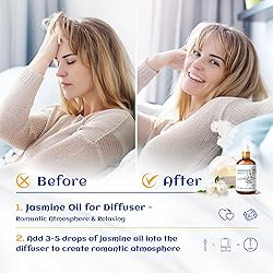 HIQILI Jasmine Essential Oil, Premium Quality Pure