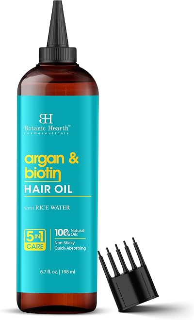 Botanic Hearth Argan & Biotin Hair Oil 198 ml Scalp Treatment