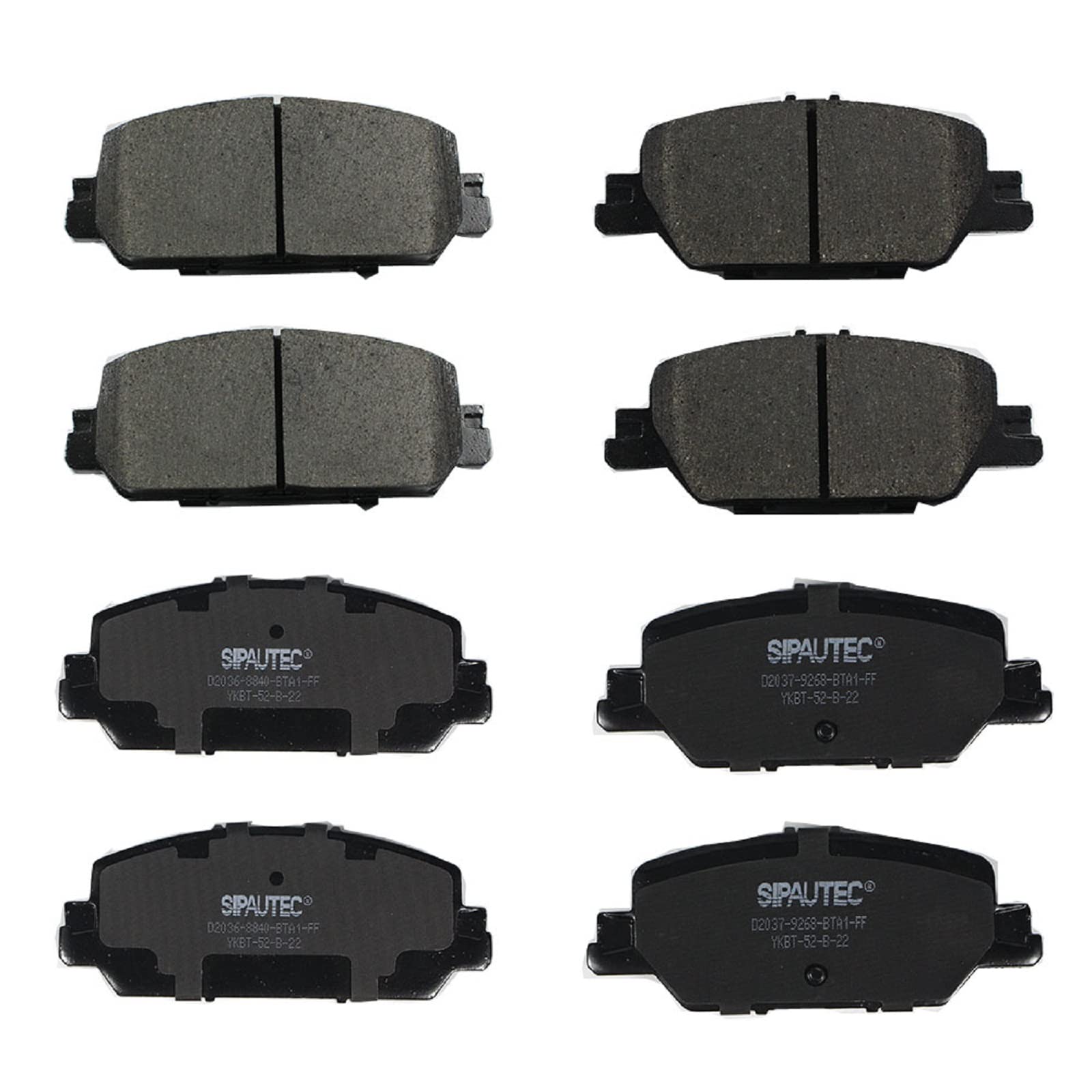 SIPAUTEC-Front & Rear Carbon Fiber Ceramic Disc
