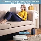 USICION Bed Risers 4 pcs 8 inch Heavy Duty Up to 5000-6000 lb Black view 7