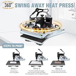 PlanetFlame Heat Press Machine 12x15