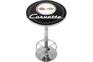 Trademark Corvette C1 Pub Table, Black