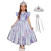 DJYLBV Good Witch Dress for Girls Movie Character Tulle Princess Dresses Cosplay Outfits With Accessories