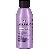 Pureology Hydrate Sheer Shampoo - Lightweight Hydrating Shampoo For Fine or Dry Color-Treated Hair, Silicone-Free & Vegan
