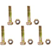 707555 Replacement Snow Blower Shear Pins Kit | For B &amp; S Dual Stage Snowthrower Dual Stage 1696576-00 - C950-52503-0 Craftsman 11.5 Gross TP 27" 5 Pcs