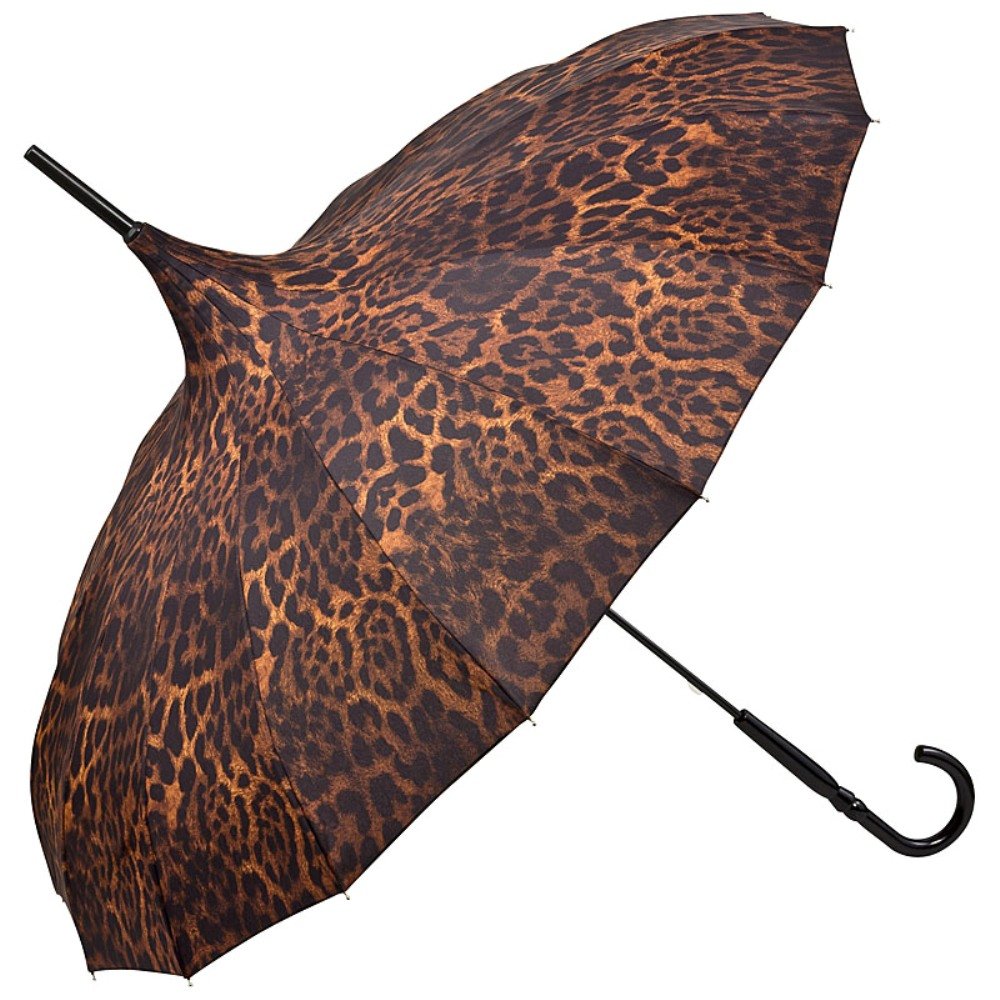 Vintage leopard umbrella style