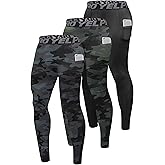 SPVISE Men's Compression Pants Cool Dry Athletic Leggings Workout Running Tights Active Spandex Sports Base Layer Yoga Pants