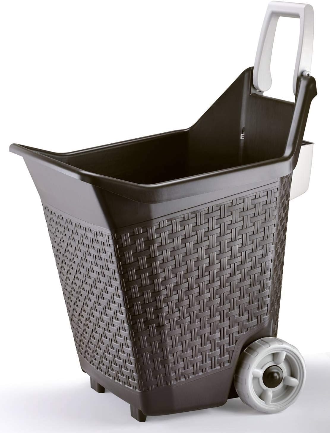 PETGARD Gartenkarre Gartentrolley Karre Pferdestall Transportkarre 59 x 50 x 72 cm 76 Liter Braun