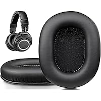 SOULWIT Earpads Replacement for Audio Technica ATH M50X M50XBT M50RD M40X M30X M20X MSR7 SX1 Monitor Headphones, Ear Pads Cus
