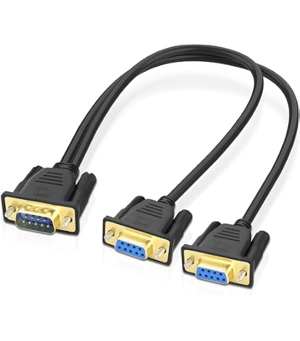 Cable De Extensión Serial RS232 DB9 - Macho A Hembra, 5 Metros, Blindaje Doble, Conectores Chapados En Oro