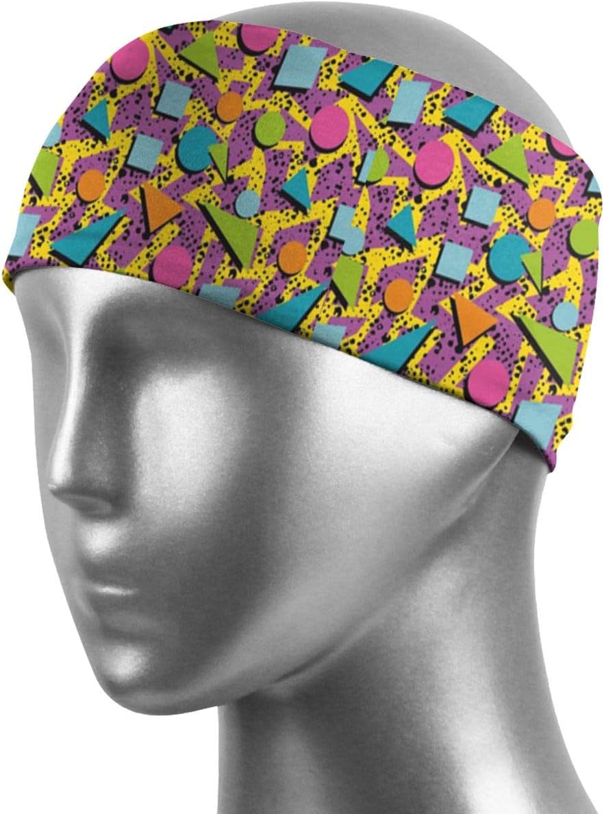 GREATN Geometric 80s Memphis Workout Sports