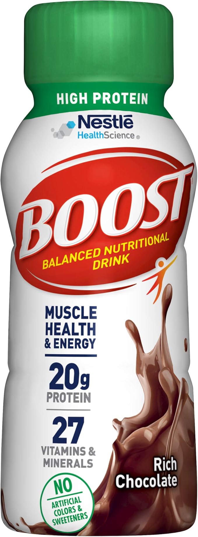Boost High Protein Complete Nutritional Drink, Rich Chocolate, 8 Fluid
