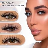 SIISTAS Individual Lashes 120PCS 40D 0.07 D Curl 9-16mm Mix DIY Lash Extensions view 3