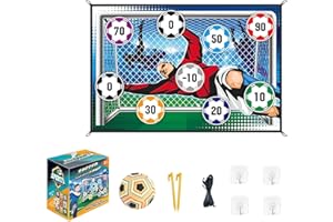 Stryka Skillzone - Football Accuracy Target Game, Indoor/Outdoor Foldable Goals Toy with 1 Balls, Develop Hand-Eye Coordinati