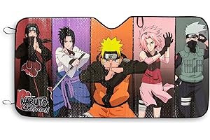 STUNNED MIND Naruto Shippuden 57” x 28” Sunshade by Just Funky