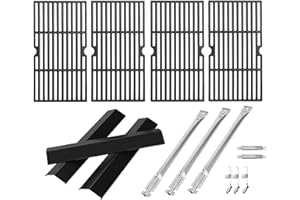BBQration Grill Parts for Oklahoma Joe's Longhorn Combo Charcoal/Gas Smoker Grill 3 Burner 15202029 16202046 18202083 14201767 Grill Replacement Parts for Oklahoma Joes Grill Accessories