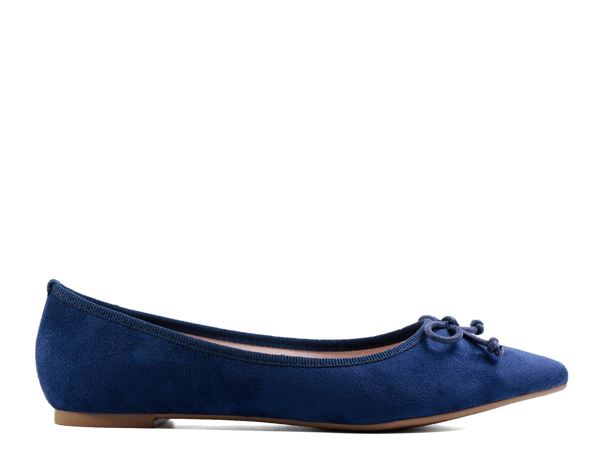 Greatonu Womens Ballet Flats Slip on Pointed Toe Comfortable Walking Shoes - Image 3