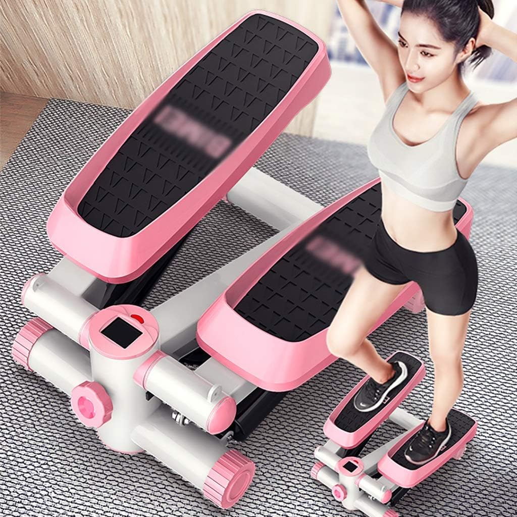 Sportstech 2in1 Twister Stepper with Power Ropes Stepper Exercise Machine Step Mini, Stepper Aerobic Motor Loss Small Sports Fitness Equipment with Power Ropes for Home Fitness