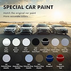 XTryfun 040 Super White Touch Up Paint for Car, DIY