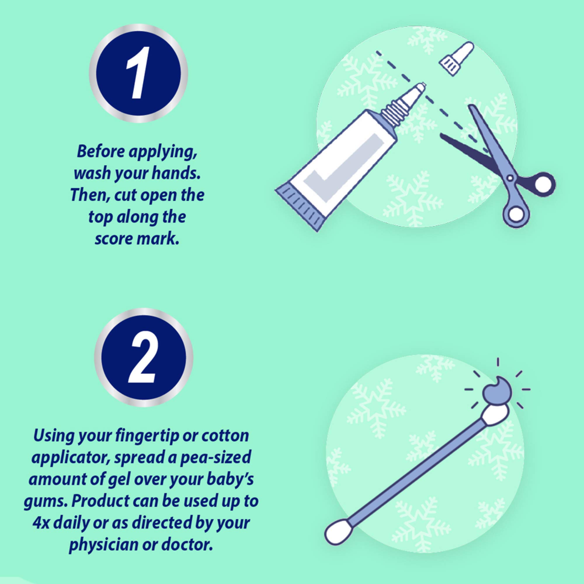 non medicated cooling gel for teething