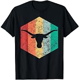 Retro Texas Bull Longhorns T-Shirt T-Shirt
