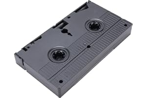 Decumeby VCR VHS Head Cleaner, Reusable Video Player Head Cleaning Tool, No Fluid Required VCR Cleaner with Wet Technology fo