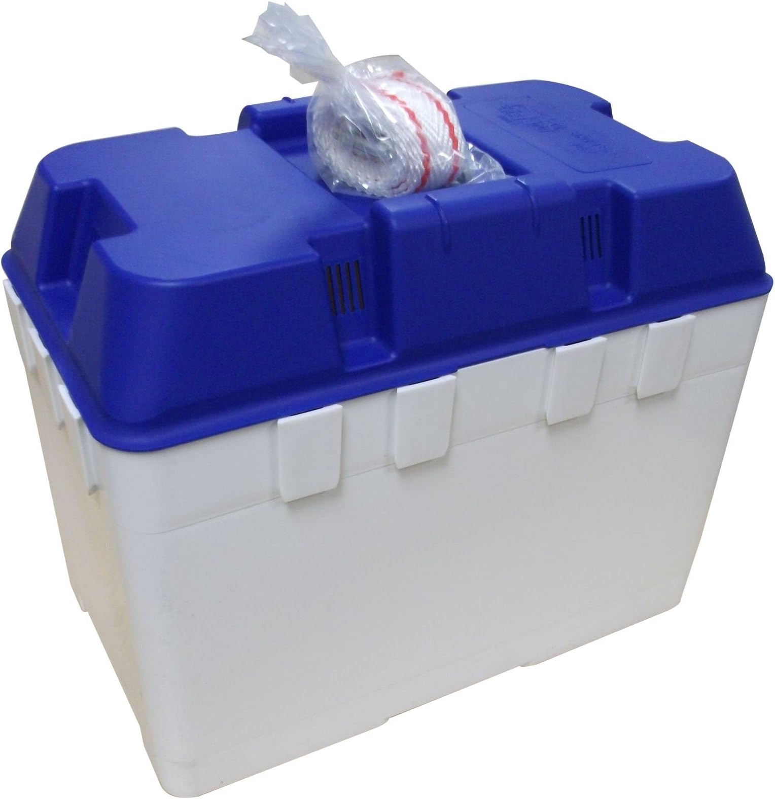 Leisure Battery Box & Strap Caravan Camper Boat Motorhome Medium 75/85ah Battery