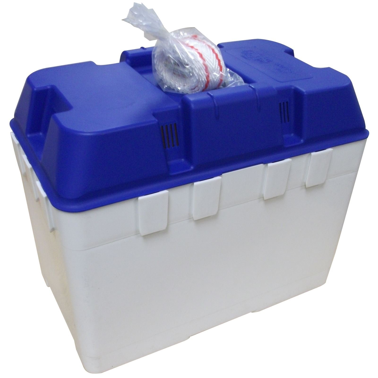 Leisure Battery Box & Strap Caravan Camper Boat Motorhome Medium 75/85ah Battery