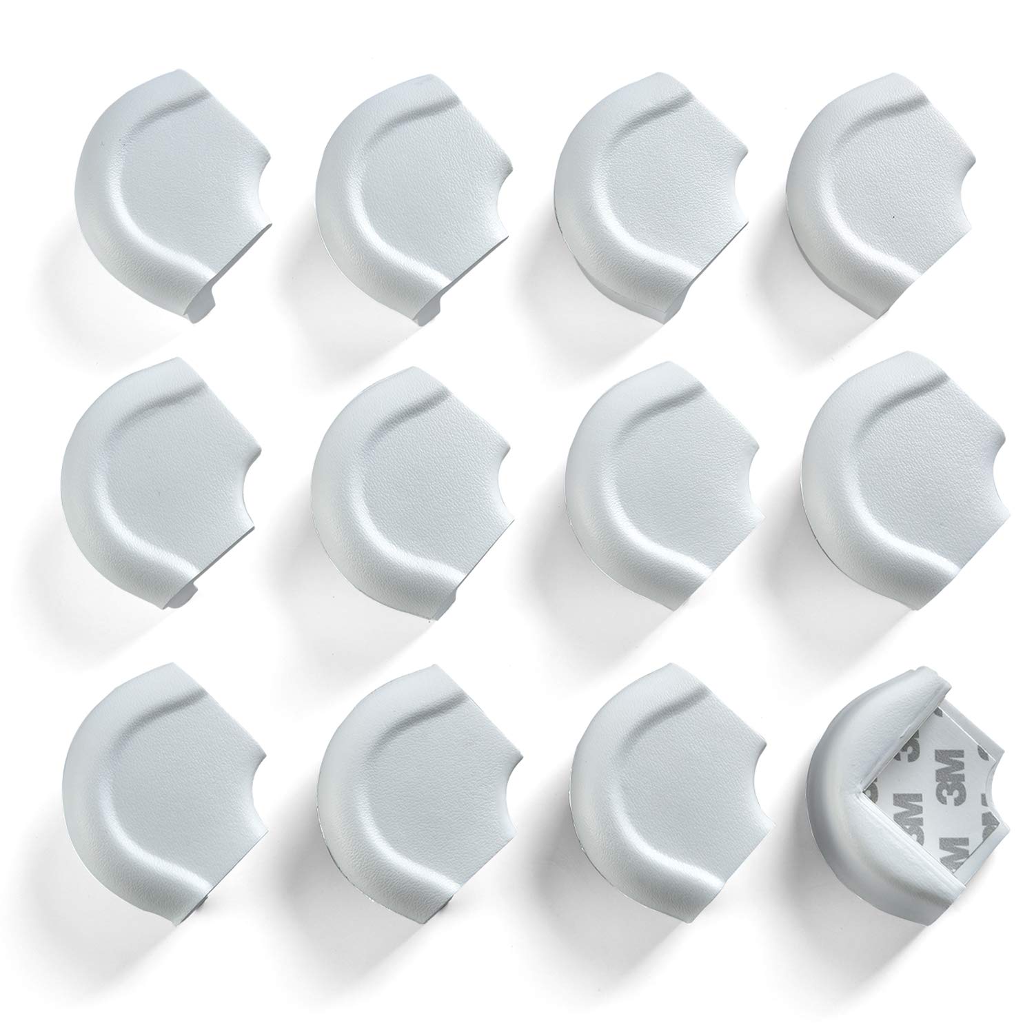 TwoDads Corner Protectors Baby Pack of 12, EVA Soft Baby Proofing Table Corner Guards 3M Pre-Taped Sharp Corners Home Safety Furniture Bumper