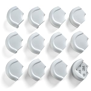 TwoDads Corner Protectors Baby Pack of 12, EVA Soft Baby Proofing Table Corner Guards 3M Pre-Taped Sharp Corners Home Safety Furniture Bumper