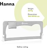 LioneLO Hanna Bed Guard for Toddlers 150 x 66 cm Brand Lionelo view 2