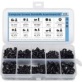 400PCS Computer Screws Motherboard Standoffs Assortment Kit for Universal Motherboard, HDD, SSD, Hard Drive,Fan, Power Supply, Graphics, PC Case for DIY &amp; Repair