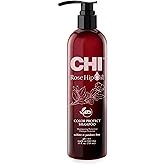 CHI Rosehip Oil Protecting Shampoo, Gently Cleanses Color-Treated Hair & Helps Retain Color, Sulfate, Paraben, & Cruelty-Free, 25 Oz