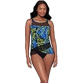Miraclesuit Women's Swimwear Mirage High Neckline Underwire Bra Tankini Bathing Suit Top