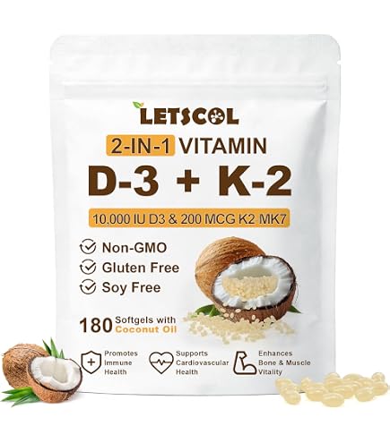 Micro Ingredients Vitamin D3 10000iu Plus K2 (MK-7) UK | Ubuy