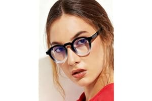 1PC Women's Round-Frame Glasses, Lightweight, Complement Everyday Attire, Ideal For Daily Reading