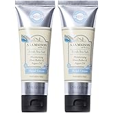 A LA MAISON Moisturizing Cream, Fresh Sea Salt - Uses: Hand, Argan Oil, Pure Shea Butter, Essential Oils, Plant Based, Cruelty-Free, SLS and Paraben Free (1.7 Oz, 2 Pack)