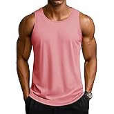 TACVASEN Men's Workout Tank Tops Sleeveless UPF 50+ Summer Sun Shirts Quick Dry for Running Swim Gym Beach