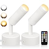 URTOM Dimmable LED Spot Lights Indoor, Remote