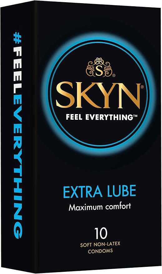 SKYN Extra Lubricated Condom 10 Pack, 10 count Health