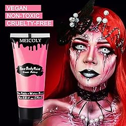 MEICOLY Pink Halloween Face Body Paint, 2.37Oz