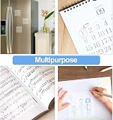 Hanyousheng 500 Sheets Transparent Sticky Notes 4 Sizes See Through Self-Stick view 6