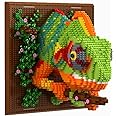 BDYDT Wall Art Chameleon Building Blocks Set; A Wall Decor Set for Adults Who Love Creative Hobbies(2688 Pieces) Toys Gifts for Kid and Adult