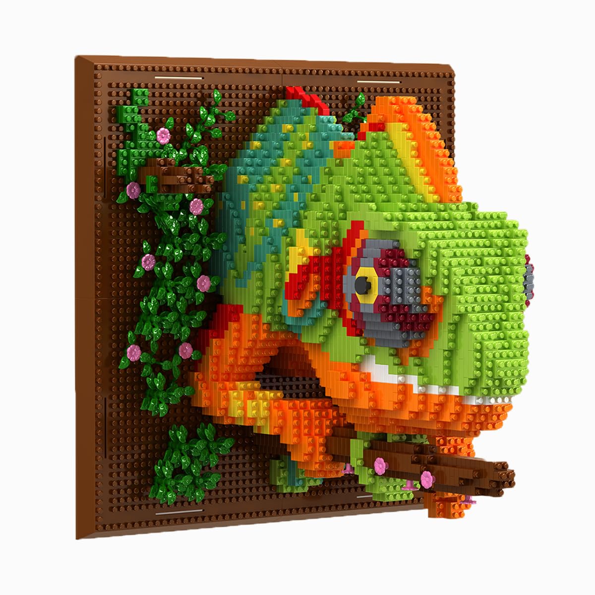 Photo 1 of BDYDT Wall Art Chameleon Building Blocks Set; A Wall Decor Set for Adults Who Love Creative Hobbies(2688 Pieces) Toys Gifts for Kid and Adult